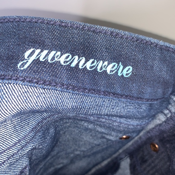 7 FOR ALL MANKIND Gwenevere Dark Wash Denim Jeans - Picture 8 of 10
